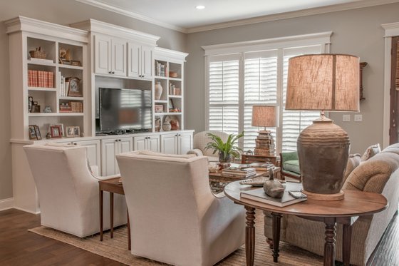 Interior - Family Room 1 for European House Plan #430-168 - 3 bed, 2 bath