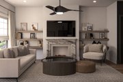 Modern Style House Plan - 3 Beds 2.5 Baths 1709 Sq/Ft Plan #455-338 