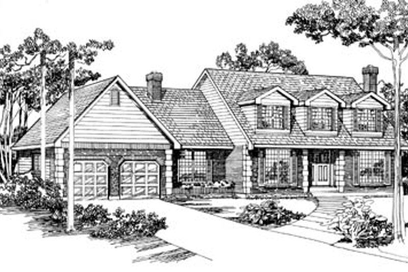 Traditional Style House Plan - 3 Beds 2.5 Baths 2257 Sq/Ft Plan #47-458 ...