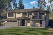 Prairie Style House Plan - 4 Beds 3 Baths 2314 Sq/Ft Plan #1100-64 