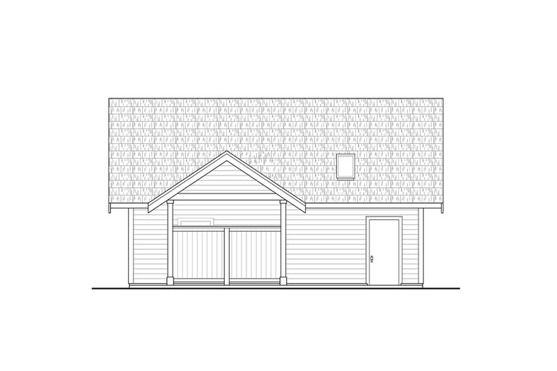House Plan Design - Exterior - Other Elevation 1 for Traditional House Plan #124-1310, 0 bath