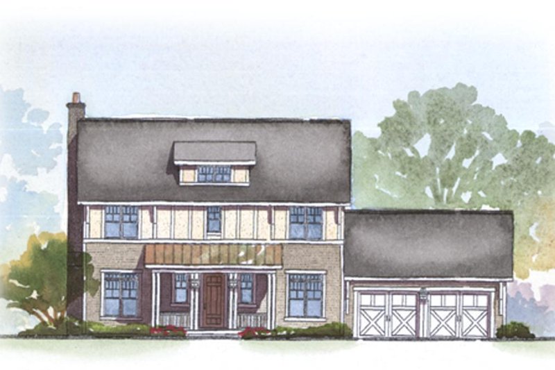 House Plan Design - Exterior - Front Elevation 4 for Craftsman House Plan #901-28 - 3 bed, 2.5 bath