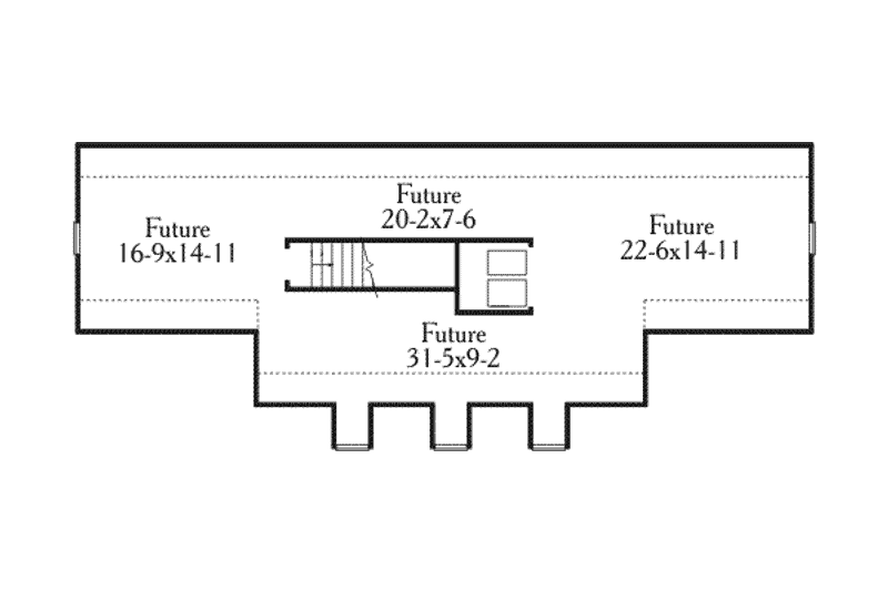 Dream House Plan - Floor Plan - Other Floor for Southern House Plan #406-225 - 3 bed, 2.5 bath