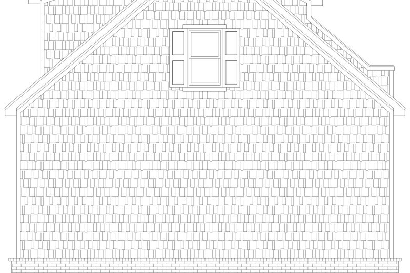Architectural House Design - Exterior - Rear Elevation for Craftsman House Plan #932-1048 - 1 bed, 1 bath