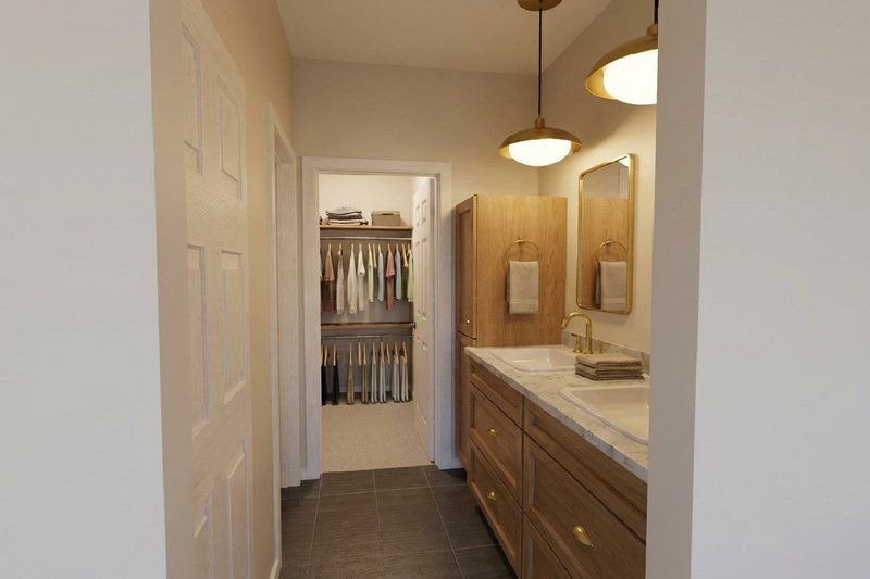 Architectural House Design - Interior - Master Bathroom for Contemporary House Plan #126-308 - 4 bed, 2 bath