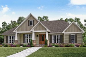 Featured image of post Modern Craftsman One Story House Plans : Craftsman homes are easy to spot, with their unique rooflines and all the wood detailing under the gables.