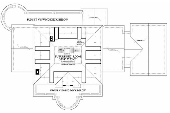 Floor Plan - Other Floor for Southern House Plan #137-186 - 4 bed, 5.5 bath