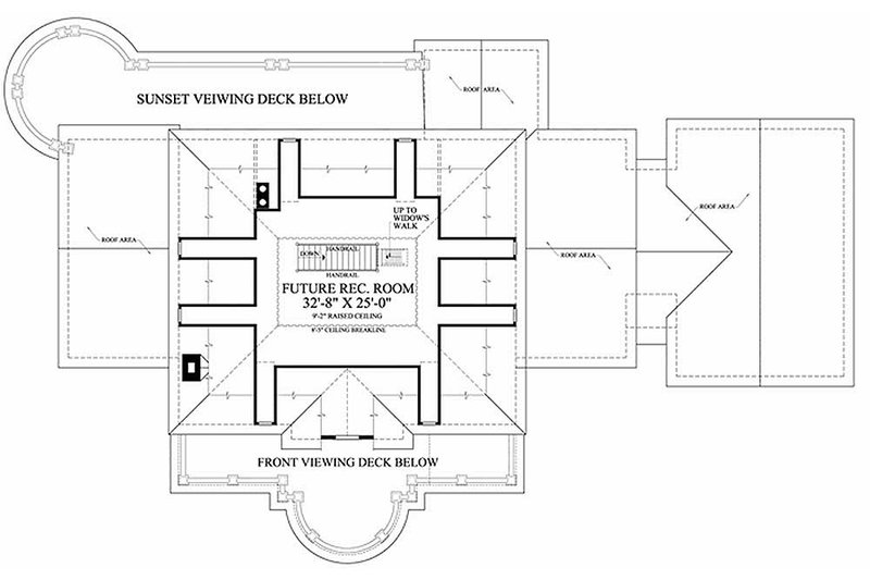 Home Plan - Floor Plan - Other Floor for Southern House Plan #137-186 - 4 bed, 5.5 bath