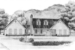Country Exterior - Front Elevation Plan #36-280