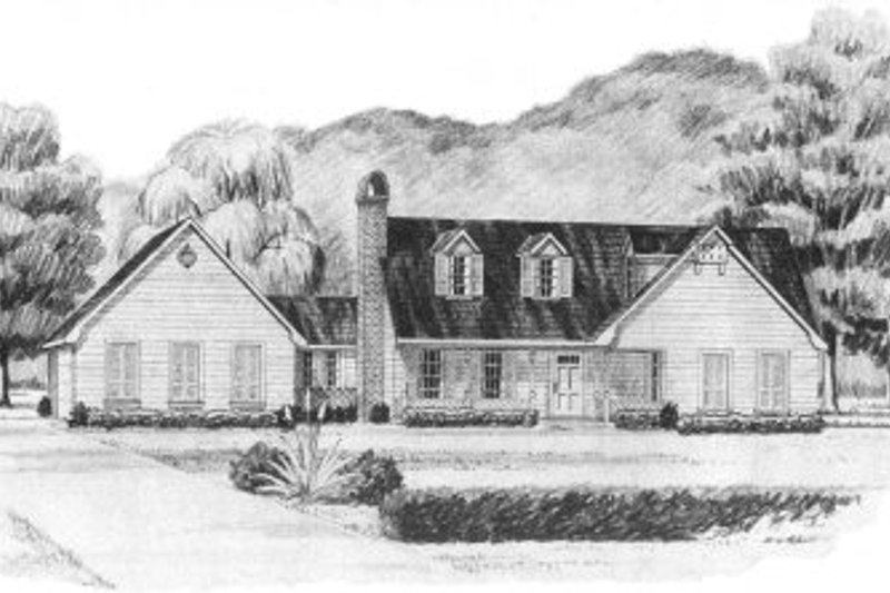 Country Style House Plan - 3 Beds 2.5 Baths 1668 Sq/Ft Plan #36-280