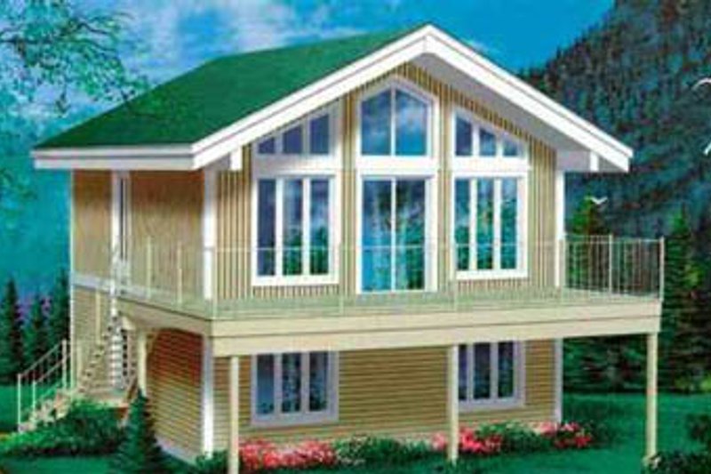 Home Plan - Traditional Exterior - Front Elevation Plan #25-2280