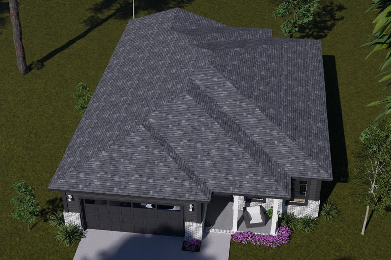Architectural House Design - Exterior - Other Elevation 5 for Modern House Plan #513-2454 - 3 bed, 2.5 bath