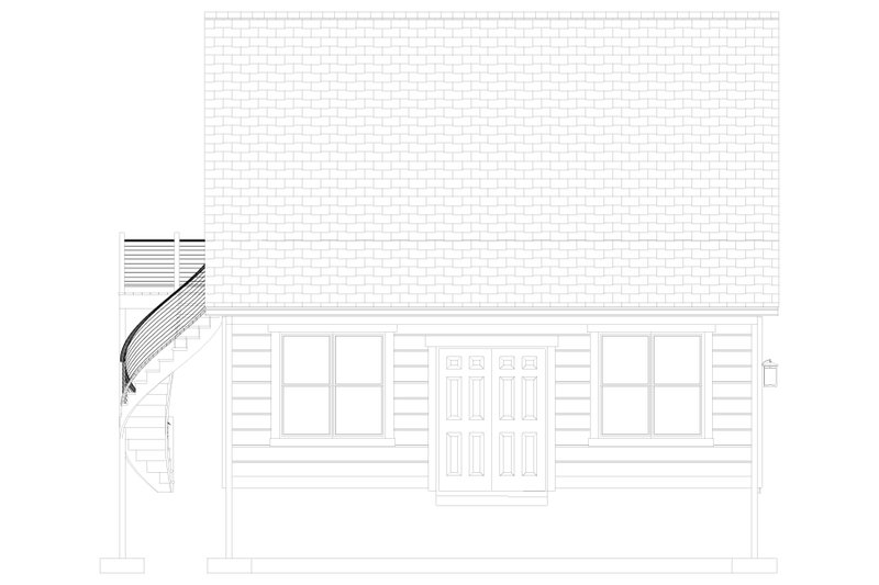Architectural House Design - Exterior - Other Elevation 1 for European House Plan #1060-131, 0 bath