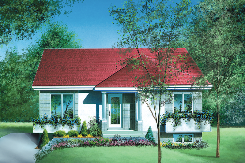 Dream House Plan - Cottage Exterior - Front Elevation Plan #25-1081