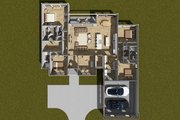 Craftsman Style House Plan - 4 Beds 3 Baths 2352 Sq/Ft Plan #513-2336 