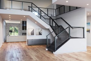 Interior - Entry for Contemporary House Plan #1066-28 - 5 bed, 5.5 bath