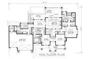 Craftsman Style House Plan - 4 Beds 3.5 Baths 4466 Sq/Ft Plan #112-145 