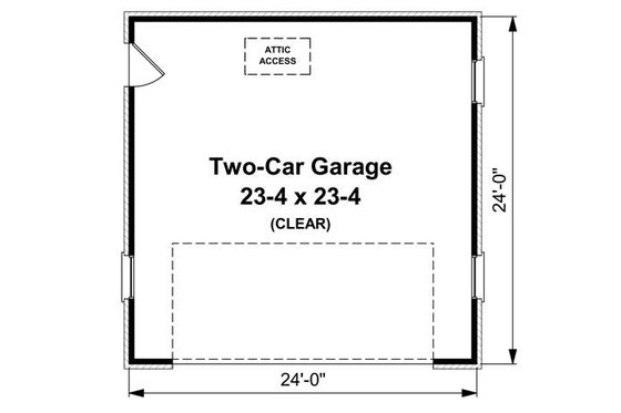 Floor Plan - Main Floor for Traditional House Plan #21-224, 0 bath