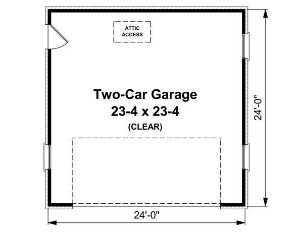 Home Plan - Traditional Floor Plan - Main Floor Plan #21-224