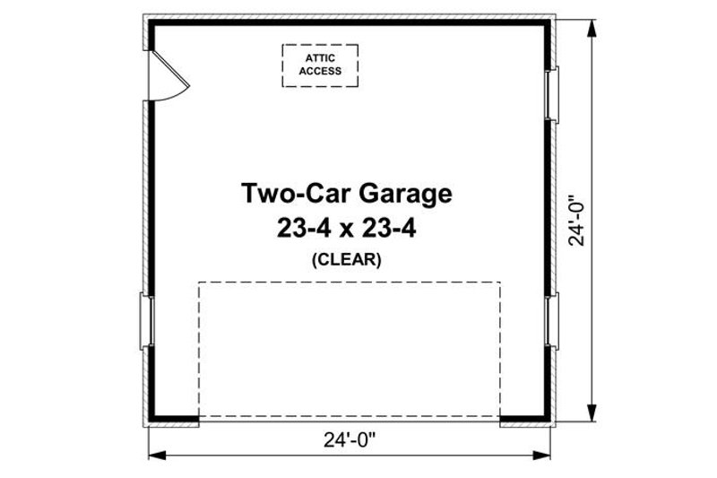 Home Plan - Floor Plan - Main Floor for Traditional House Plan #21-224, 0 bath