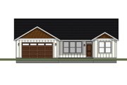 Traditional Style House Plan - 3 Beds 2 Baths 1464 Sq/Ft Plan #943-60 Exterior 