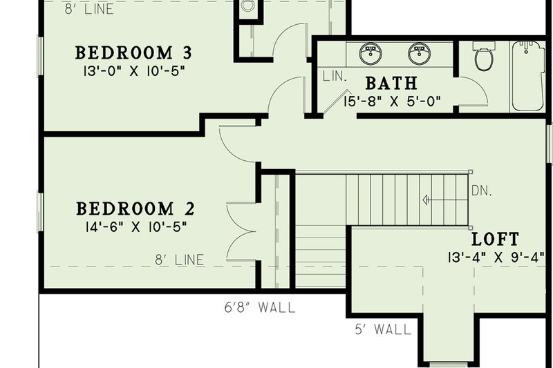 House Plan Design - Exterior - Front Elevation 5 for European House Plan #17-640 - 3 bed, 2.5 bath