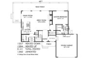 European Style House Plan - 3 Beds 3.5 Baths 3141 Sq/Ft Plan #424-382 