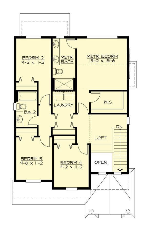 House Plan Design - 1900 square foot Craftsman