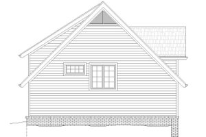 Exterior - Other Elevation 2 for Traditional House Plan #81-13913 - 1 bed, 1.5 bath
