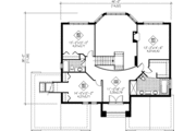 European Style House Plan - 4 Beds 3.5 Baths 3255 Sq/Ft Plan #25-2121 