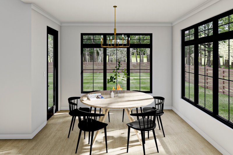 Architectural House Design - Interior - Dining Room for Modern House Plan #455-284 - 4 bed, 3.5 bath