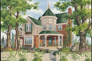 Victorian Style House Plan - 3 Beds 1.5 Baths 1856 Sq/Ft Plan #25-4763 