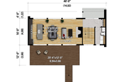 Cottage Style House Plan - 3 Beds 1.5 Baths 2081 Sq/Ft Plan #25-4934 