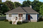 Traditional Style House Plan - 3 Beds 2 Baths 1214 Sq/Ft Plan #79-165 Exterior 