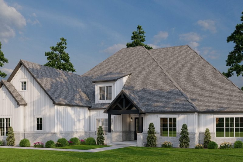 Architectural House Design - Exterior - Other Elevation for European House Plan #923-439 - 6 bed, 6.5 bath