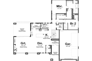 Modern Style House Plan - 2 Beds 2.5 Baths 2604 Sq/Ft Plan #455-663 Floor 