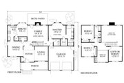 Country Style House Plan - 3 Beds 2.5 Baths 2190 Sq/Ft Plan #1053-4 Floor 