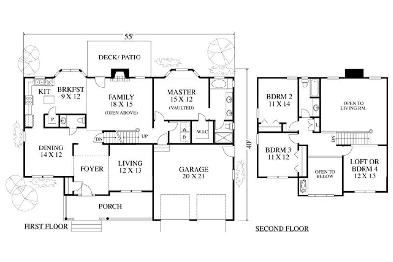 Dream House Plan - Floor Plan - Main Floor for Country House Plan #1053-4 - 3 bed, 2.5 bath