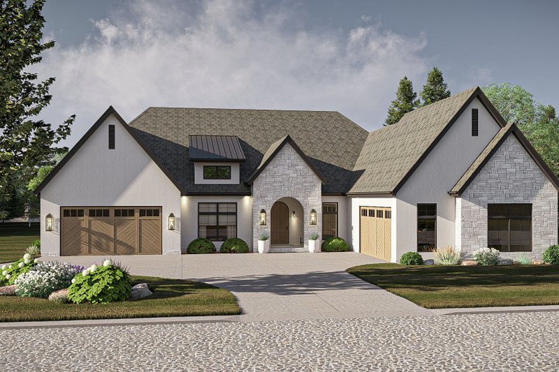 Dream House Plan - Cottage Exterior - Front Elevation Plan #455-684