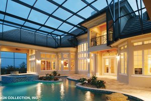 Exterior - Rear Elevation for Country House Plan #930-273 - 4 bed, 4.5 bath