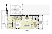 Craftsman Style House Plan - 4 Beds 3.5 Baths 4026 Sq/Ft Plan #901-148 