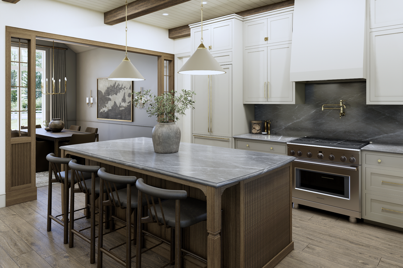 Home Plan - Interior - Kitchen 1 for Farmhouse House Plan #1114-122 - 3 bed, 2.5 bath