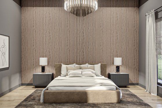 Interior - Master Bedroom for Modern House Plan #455-527 - 3 bed, 2.5 bath