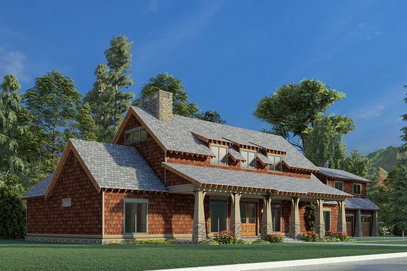 House Blueprint - Exterior - Other Elevation for Country House Plan #923-195 - 4 bed, 3 bath