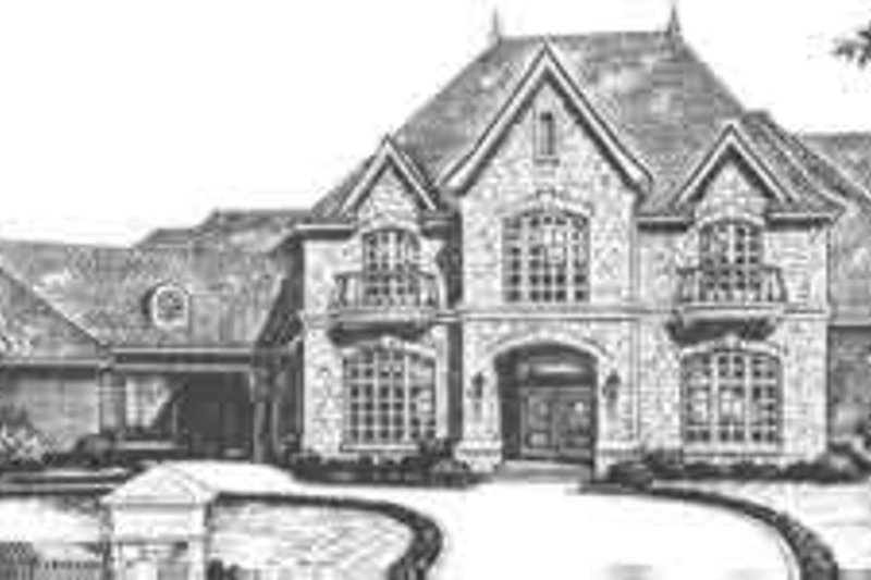 Dream House Plan - European Exterior - Front Elevation Plan #310-354