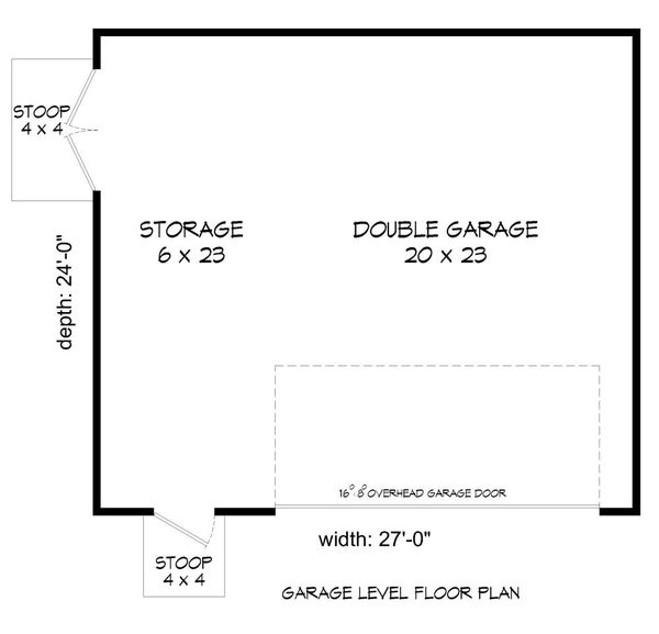 House Blueprint - Contemporary Floor Plan - Main Floor Plan #932-316