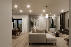 Interior - Family Room for Farmhouse House Plan #1112-4 - 4 bed, 4 bath