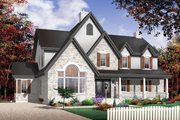 European Style House Plan - 3 Beds 2.5 Baths 2339 Sq/Ft Plan #23-531 