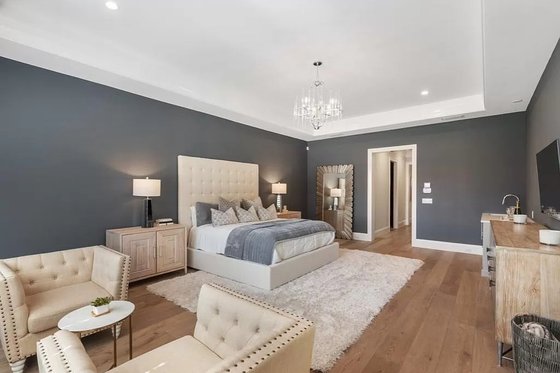 Interior - Master Bedroom for Contemporary House Plan #548-66 - 5 bed, 5.5 bath