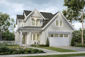 Farmhouse Exterior - Front Elevation Plan #1114-20